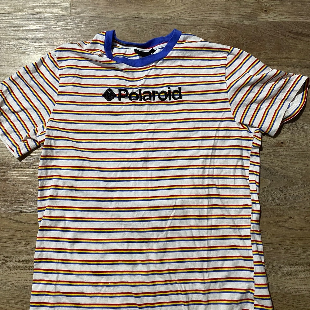 striped polaroid shirt